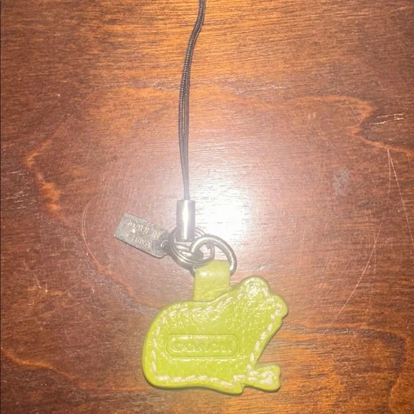 Coach Frog Vintage Leather Bag Charm - Picture 2 of 3